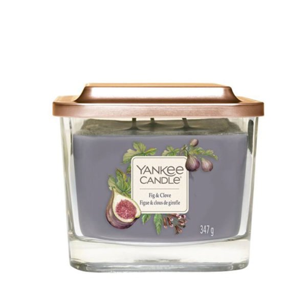 średnia świeca zapachowa sojowa od Yankee Candle, figi, przyprawy, goździki, prezent, upominek